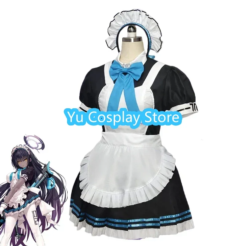 

Kakudade Karinn Cosplay Costume Game Blue Archive Cosplay Dress Women Maid Suit Halloween Uniforms Anime Clothing Custom Made