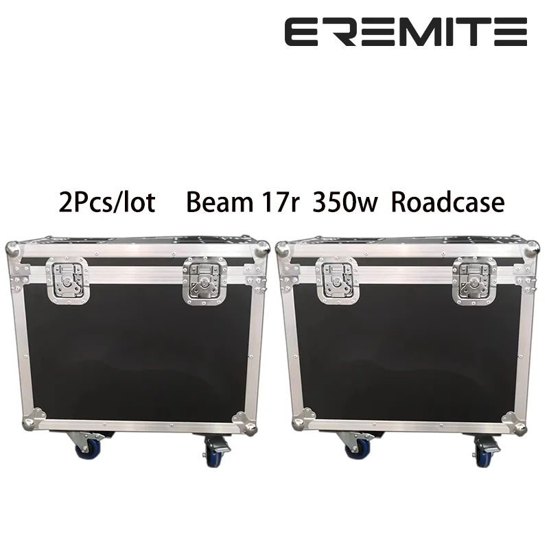 

2Pcs FlyCase for Beam 17R 350W Moving Head Stage Light Prism Bar Christmas Effects Gobo Zoom Dmx Control Party Wedding Dj Disco