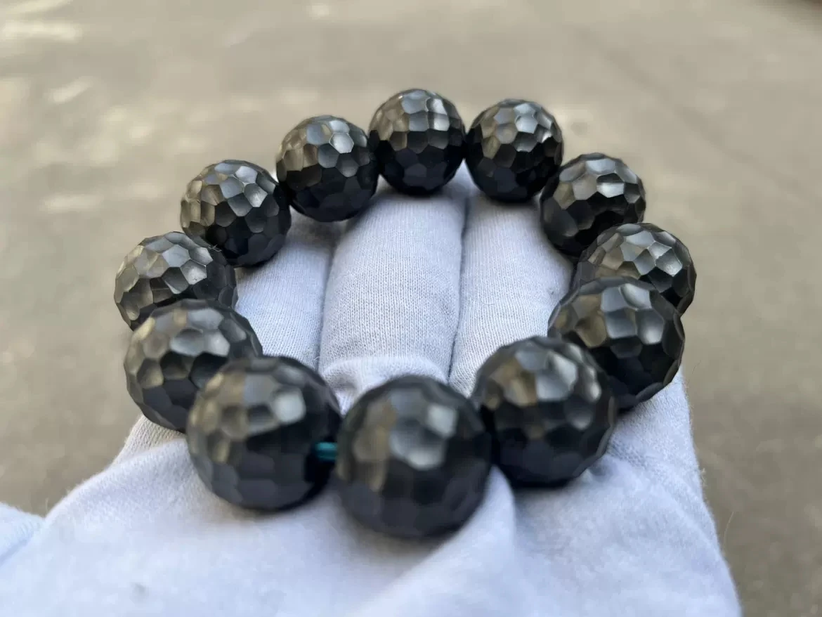 Titanium Beads EDC Bracelet Diameter 15mm, 15 Pcs