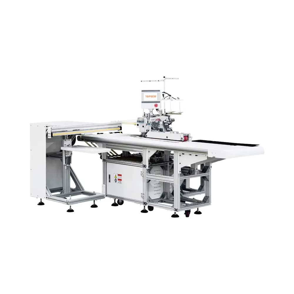 ATV&UTVAutomatic High Speed Flat-Bed Industrial Use T-Shirt Sleeve Hemming Sewing Machine with Iron Motor for Interlock Stitchin