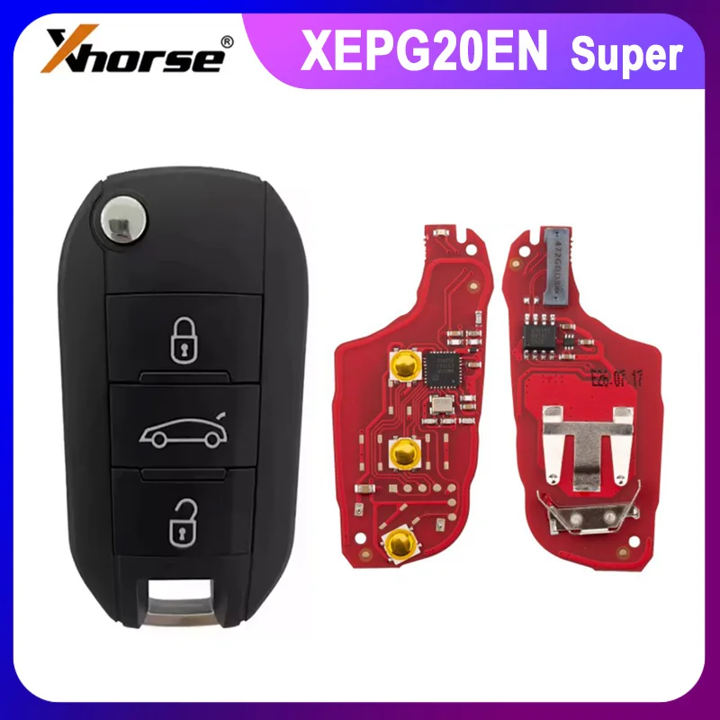 Xhorse XEPG20EN Super Remotes PCB with XT57B Super Chip with Shell for Peugeot Citroen