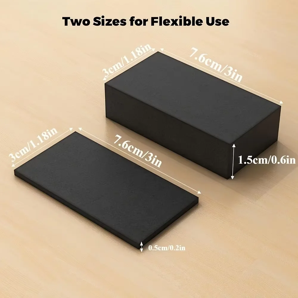 10pcs Foam Headboard Plug, Wall Felt Pad, Furniture Pad, Bedstead Shock Proof and Sound Insulation Pad