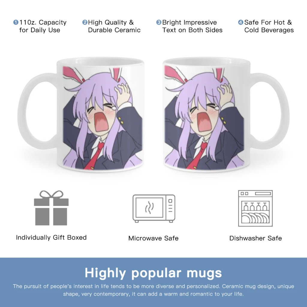 Touhou Project Flandre Free shipping Ceramic Cup Coffee Oatmeal Breakfast Cup Creative Personality Mug