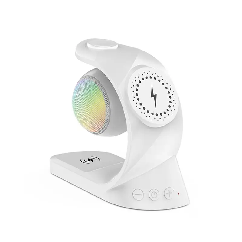 

ABHX-5 в 1 Bluetooth-динамик, магнитное беспроводное зарядное устройство, 15 Вт, быстрая зарядка для часов, наушников для универсального мобильного телефона