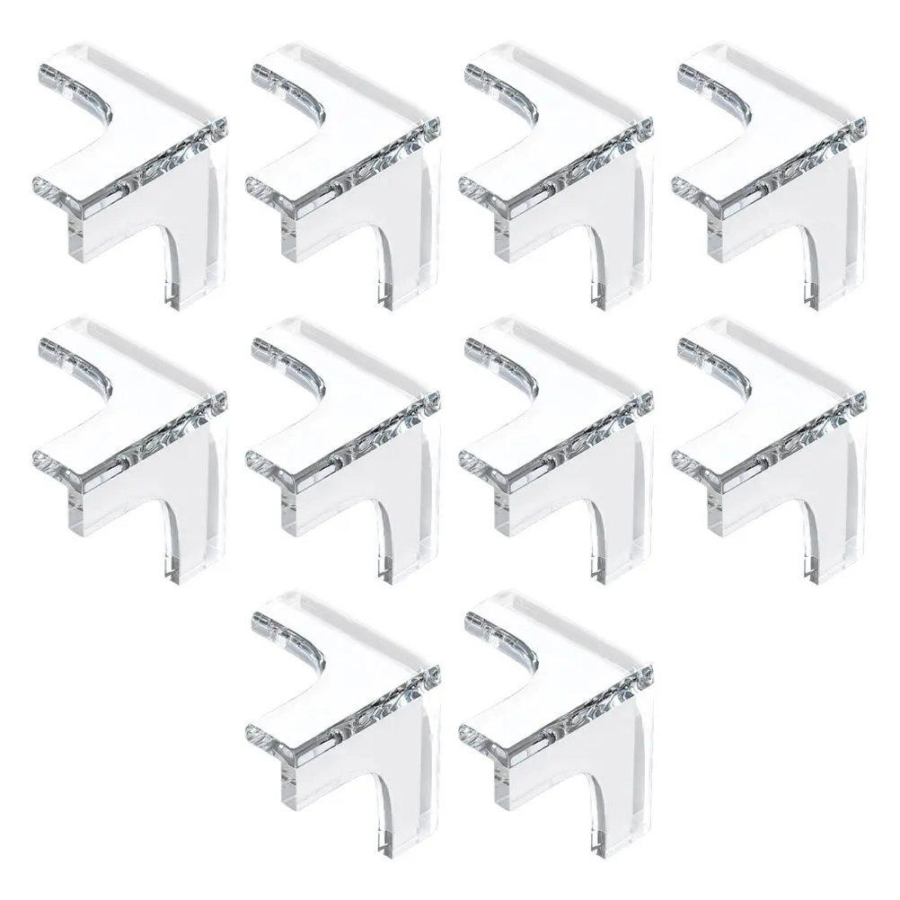 

10Pcs Clear PVC Corner Protector Covers Furniture Edge Guards Desktop Table Bed Bench Stool Safety Protection