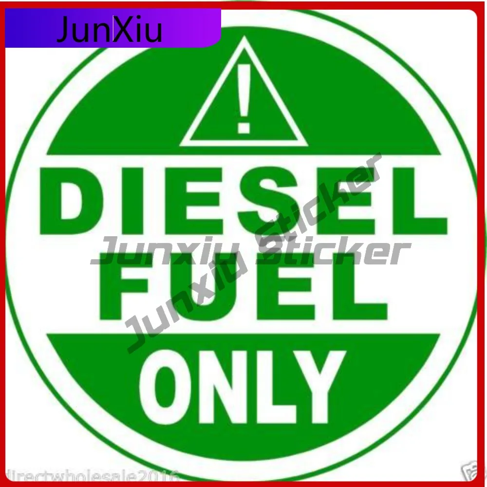 

Diesel Only Vinyl Decal Warning Sticker Warning Fuel Gas Waterproof Scratch-proof Exterior Mirror Wall Sticker Happy Camping Pvc