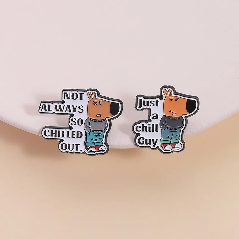 2-6 قطعة/المجموعة الكرتون الحيوان المينا دبابيس الأحمر أرنب الأبيض أوزة البرد غي الكلب دبابيس شارة التلبيب مضحك مجوهرات هدايا للأصدقاء