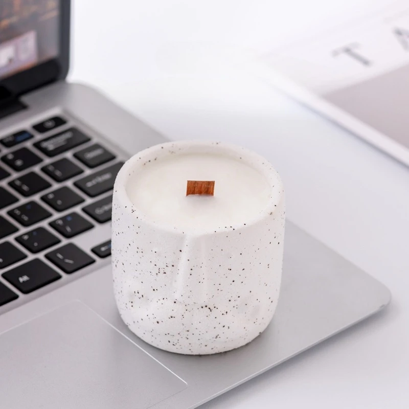 

Ceramic Candle Cup Creative Aromatherapy Empty Cup Candle Holder Ornament Candle Container