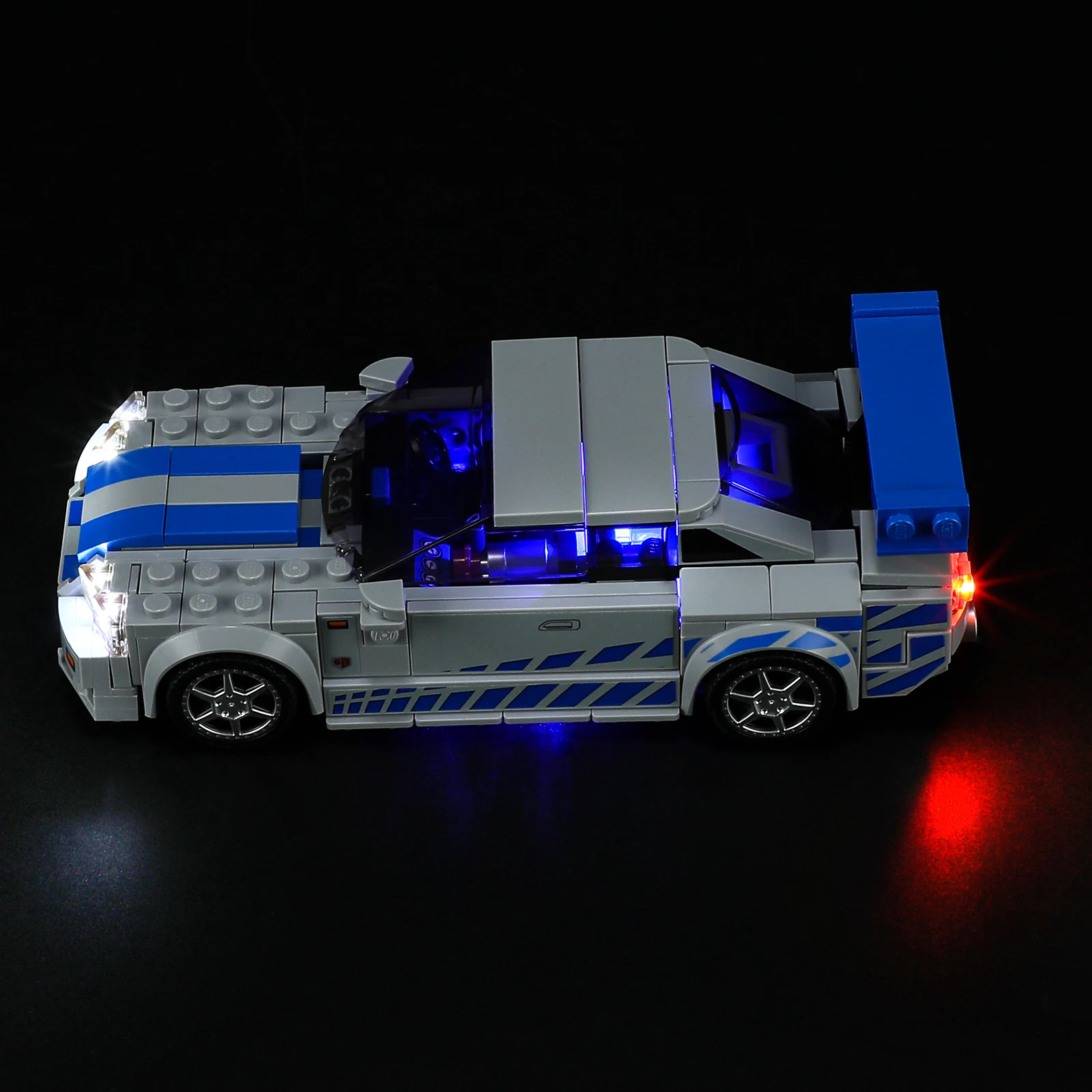 Lighting Set For Lego Skyline GT-R(R34) Speed Champions Car 76917 Building Blocks Without Lego Set