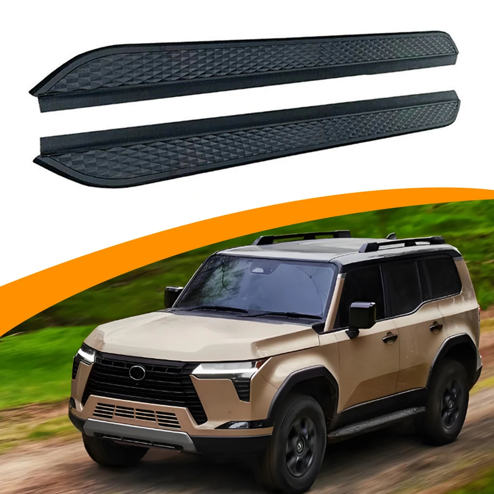 Fixed Running Boards Side Step Pedal Nerf Bar with Brackets Fits for Lexus GX550 2024 2025