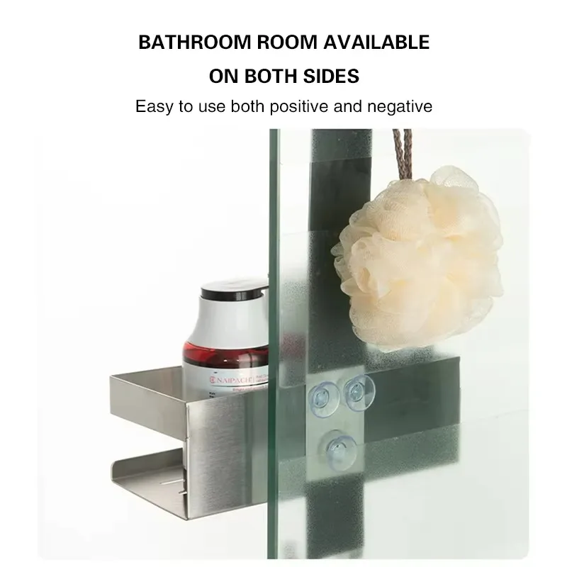 Factory Direct Compatible With Bathroom Wall Hanging Storage Rack Non Perforated Kitchen Storage Rack Layered Hanging