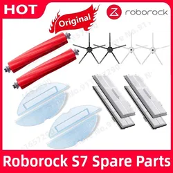 Roborock-cepillo principal Original S7 S70 S75 S7 Max T7S, filtro Hepa lavable, Cepillo Lateral, paño de mopa, accesorios para Robot aspirador