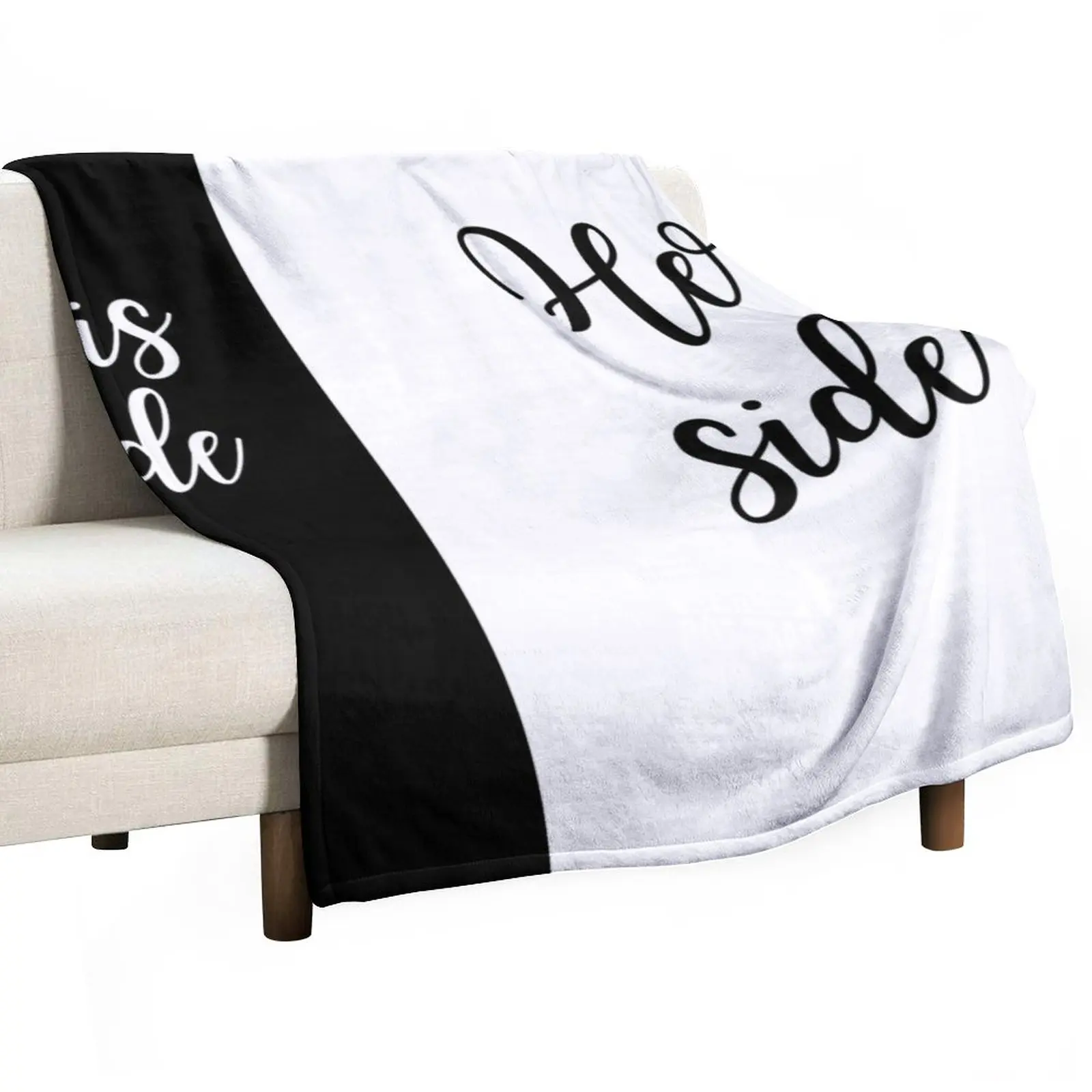 

Her side his side Throw Blanket Luxury St Blanket Sleeping Bag Blanket Bed covers Thermal Blankets For Travel