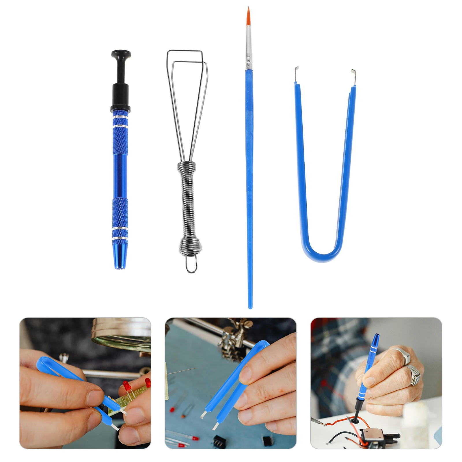 

1 Set Ic Chip Puller Screw Pickup Tool Electronic Component Grabber Multifunctional Precision Parts Picker Compact Metal