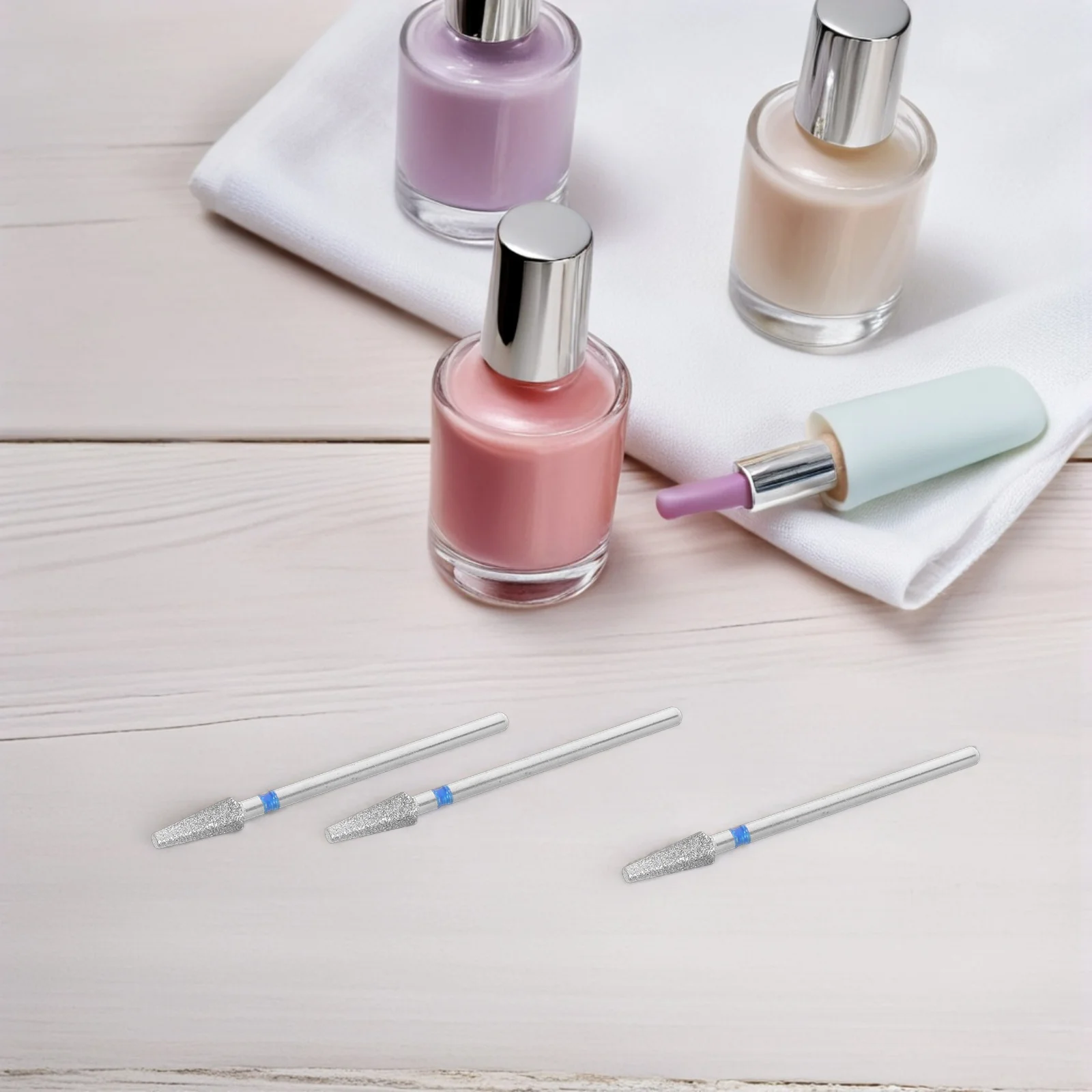 10 قطعة لقمة ثقب الأظافر صالون جودة الملف الكهربائي آلة رئيس تلميح الرملي بت مانيكير تلميع الفن إزالة البشرة #4