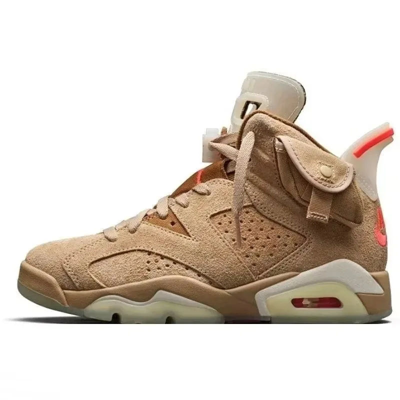 أحذية رياضية زرقاء لكرة السلة للرجال والنساء طراز Nike-air jordan retro 6 6s ، أحذية رياضية خارجية ، وصلت حديثًا ، من نايك-air