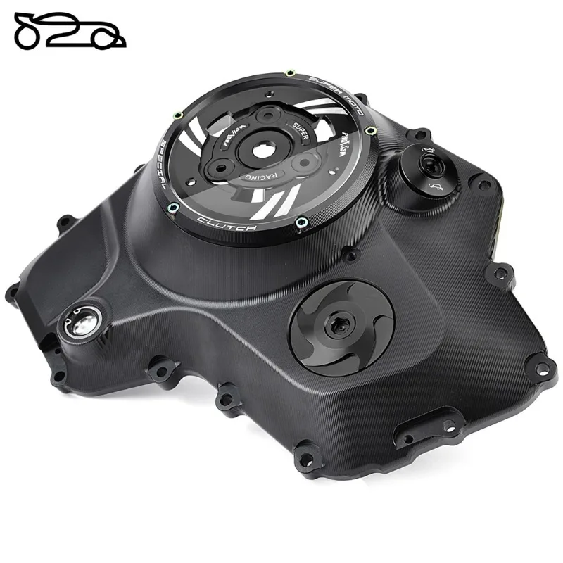for Kawasaki NINJA ZH2 SE Z H2 H2/SX 2023 2024 Engine Clear Clutch Cover Protector Guard Pressure Plate Motorcycle Accessories