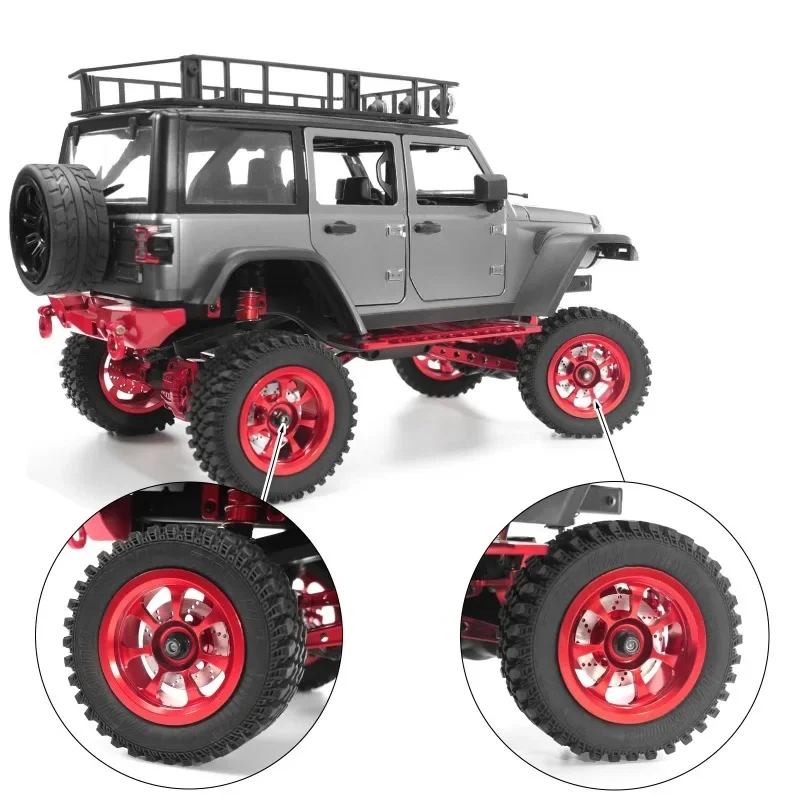 อะแดปเตอร์ดุมล้อโลหะขนาด 12 มม. สำหรับดิสก์เบรก ใช้กับรถแข่ง MJX 14301 14302 1/12 MN128 MN86S RC On Road