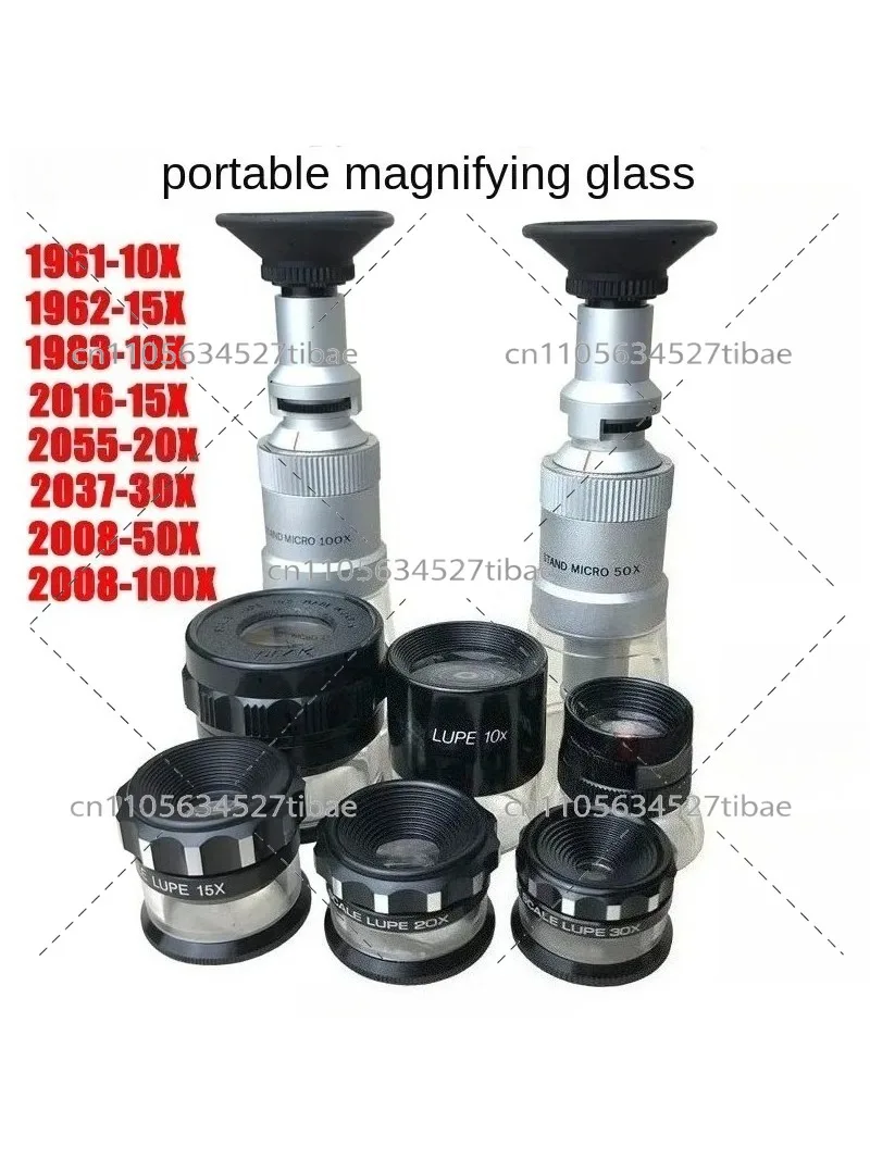 PEAK Magnifying Glass 10X–100X Industrial Scale Measuring Loupe High Precision Inspection Tool
