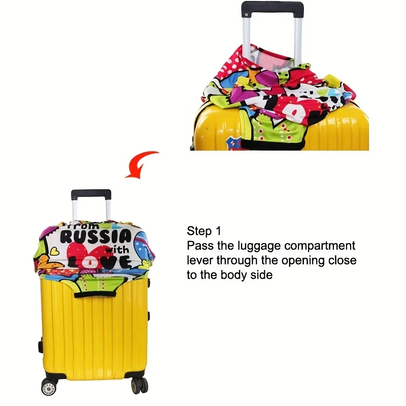 Travel Elastic Luggage Suitcase Protective Cover, Stretch, made for 20,24,28inch, Apply to 18-32inch Cases, Travel Accessories