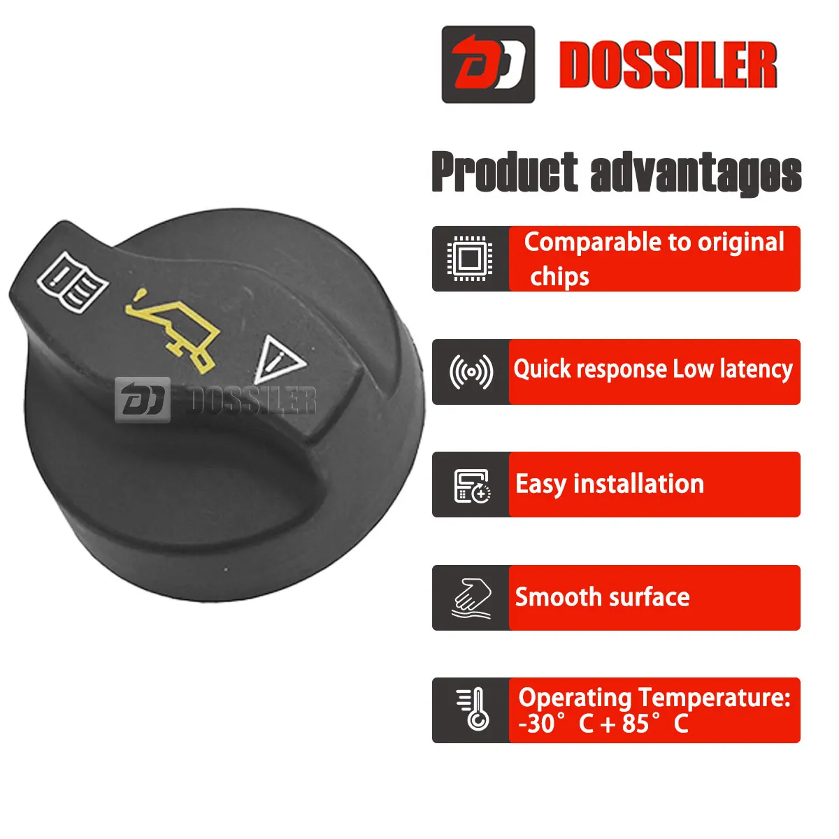 A0000101685 Dossiler New Car Engine Oil Filler Cap for Mercedes-Benz A/B/C/E/GLK-Class, Black, Replacememt, Engine Fuel Tank Cap