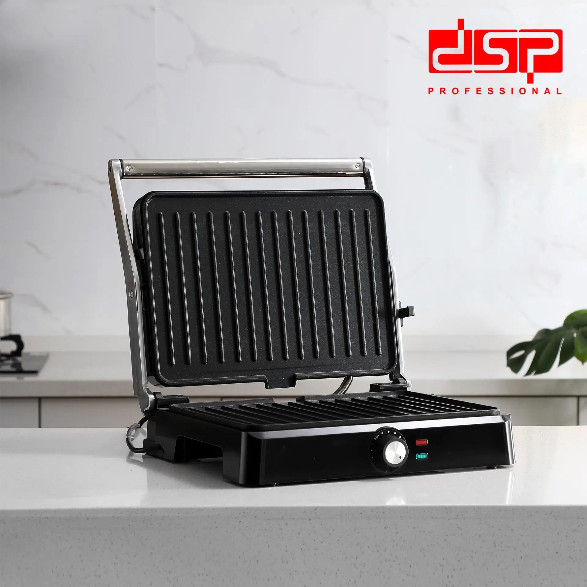 Household steak machine electric frying pan multi-function sandwich maker panini grill baking pan