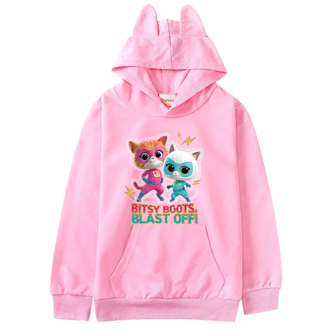 

SuperKitties Girls Cotton Full Sleeves Hoodies Sweatshirts Spring Autumn Tops Clothes T Shirt Girls Costume Clothing 3-16Y