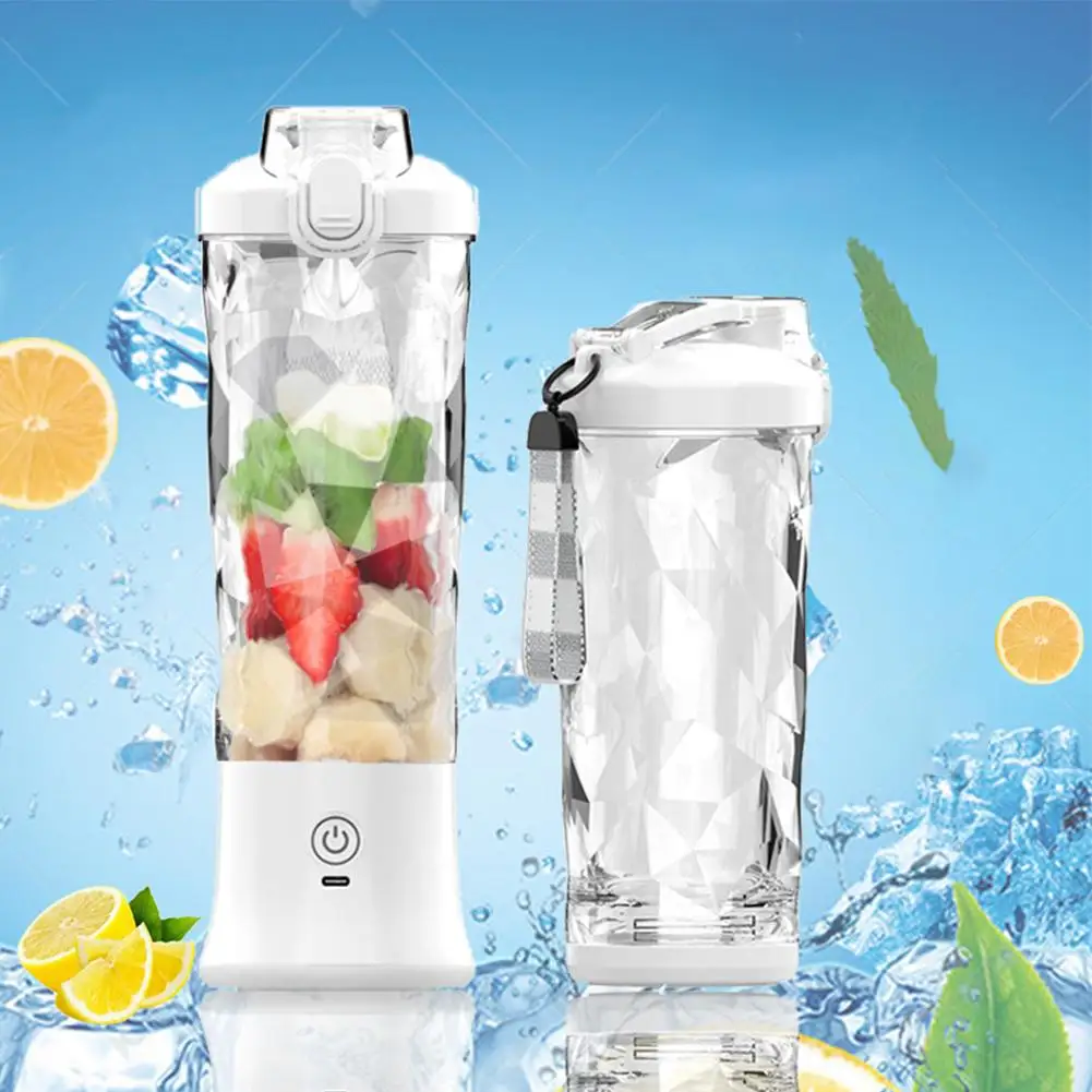 

150w Portable Mini Juicers With A Strap Usb Charging 18000-20000r/min Electric Fruit Blender For Smoothies Shakes