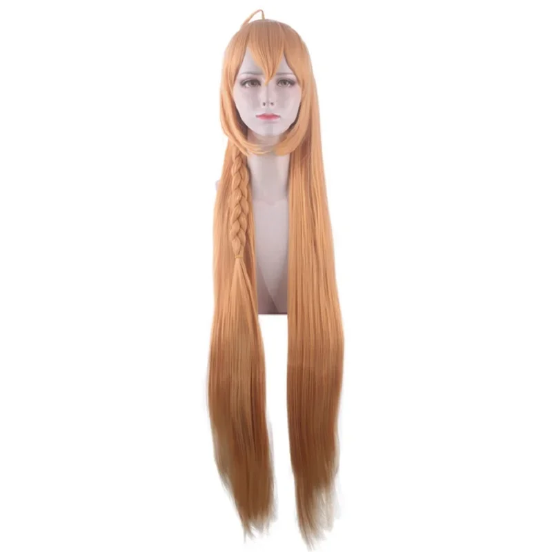 Princess Connect! Re:Dive Pecorine Wig Cosplay Costume 100cm long straight Gradient Orange Synthetic Hair Halloween Party Wigs
