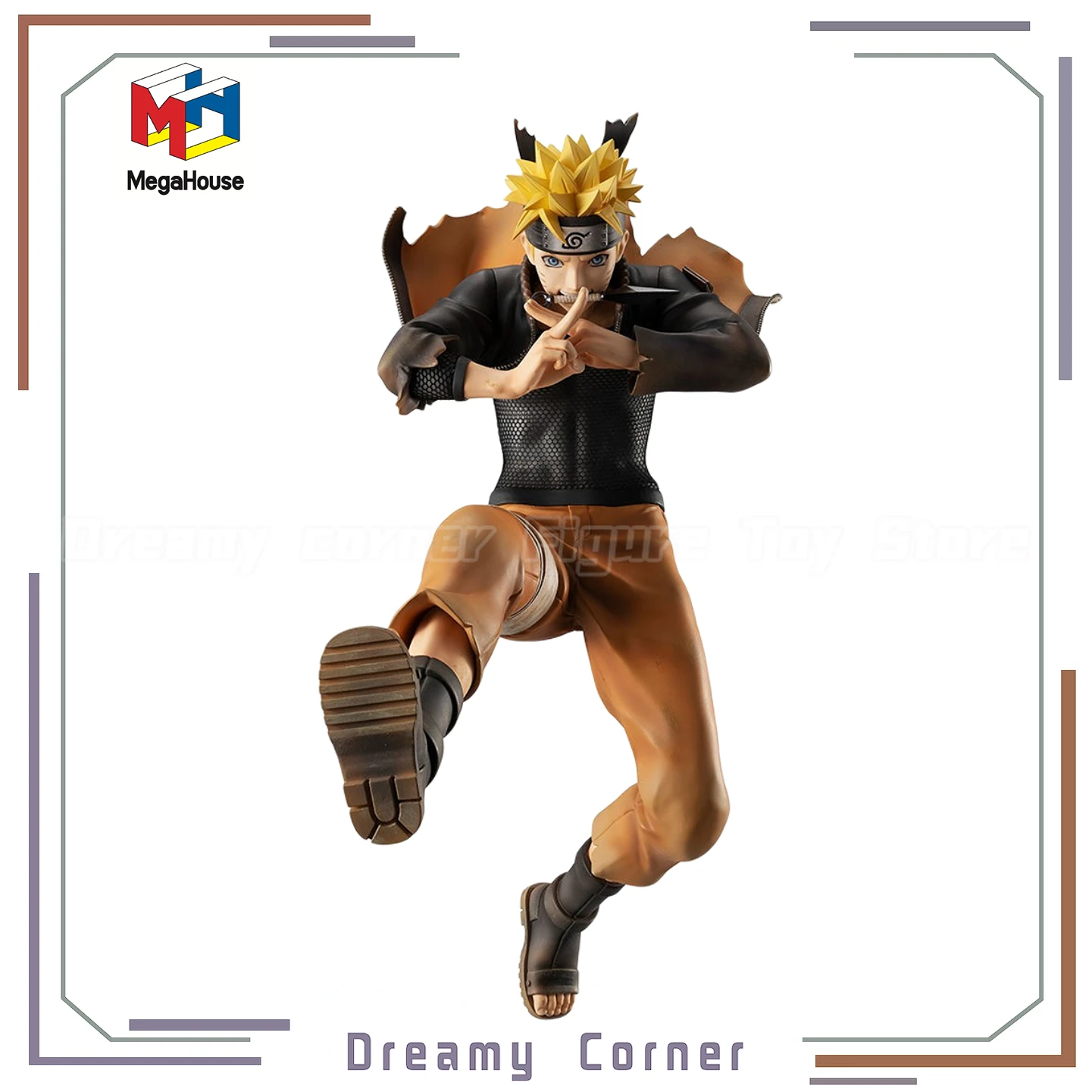 

【В наличии】Оригинальная серия MegaHouse GEM NARUTO Shippuden Наруто Узумаки масштаб 1/8, коллекция игрушечных моделей