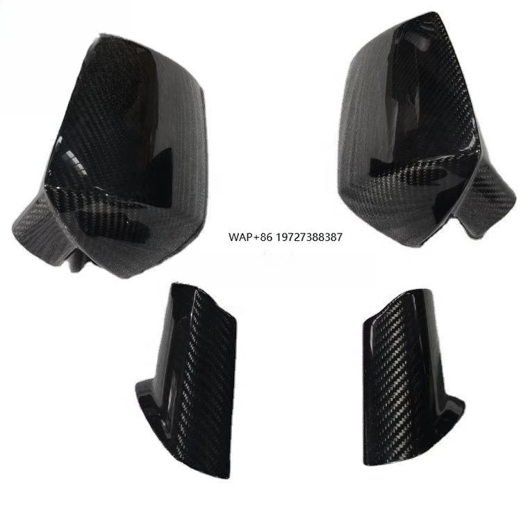 

Dry Carbon Fiber Car Rearview Mirror Bright Black Rearview Mirror Cover for Aventador LP700 Side Mirror