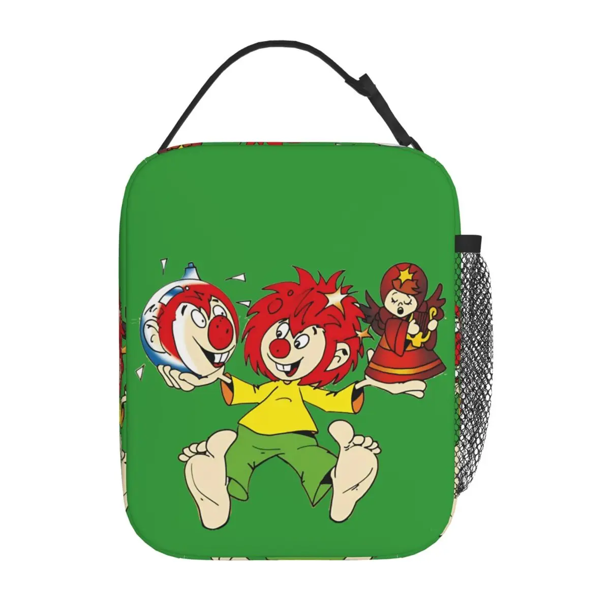 

Pumuckl Feiertchten Изолированная сумка для обеда Большая многоразовая термосумка Tote Ланч-бокс Офис Пикник Мужчины Женщины