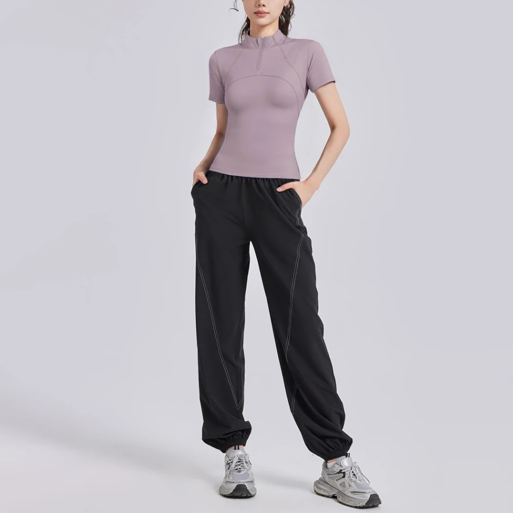 

MIML Women's Sportswear Tracksuit Gym Fitness Casual Set Morning Run Breathable Long Pants Suit Female Clothing 2 Piece Sets