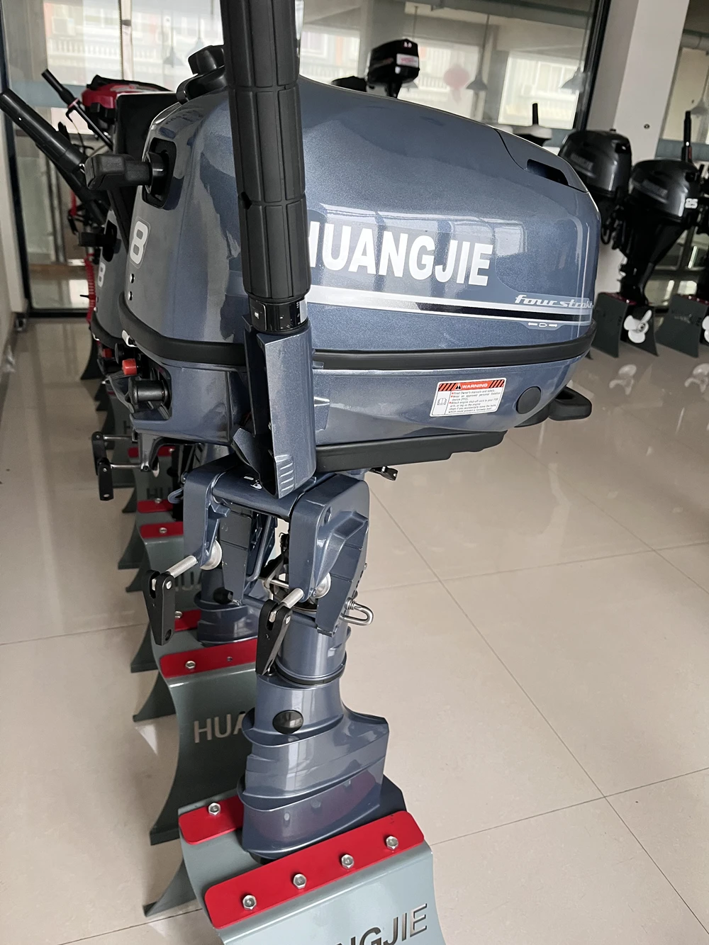 

Boats Accessories Huangjie Outboard Motor 4 Stroke 8HP Motor Fuera de borda Boat Motor Moteur hors bord 8hp
