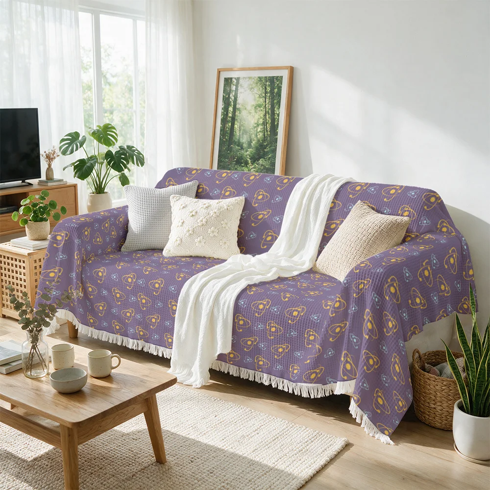 Decorative Patterned Throw Blanket Sofa Cover Couch Throw for Living Room Seating Area Home Decor Gift Must Have Cozy Winter Acc