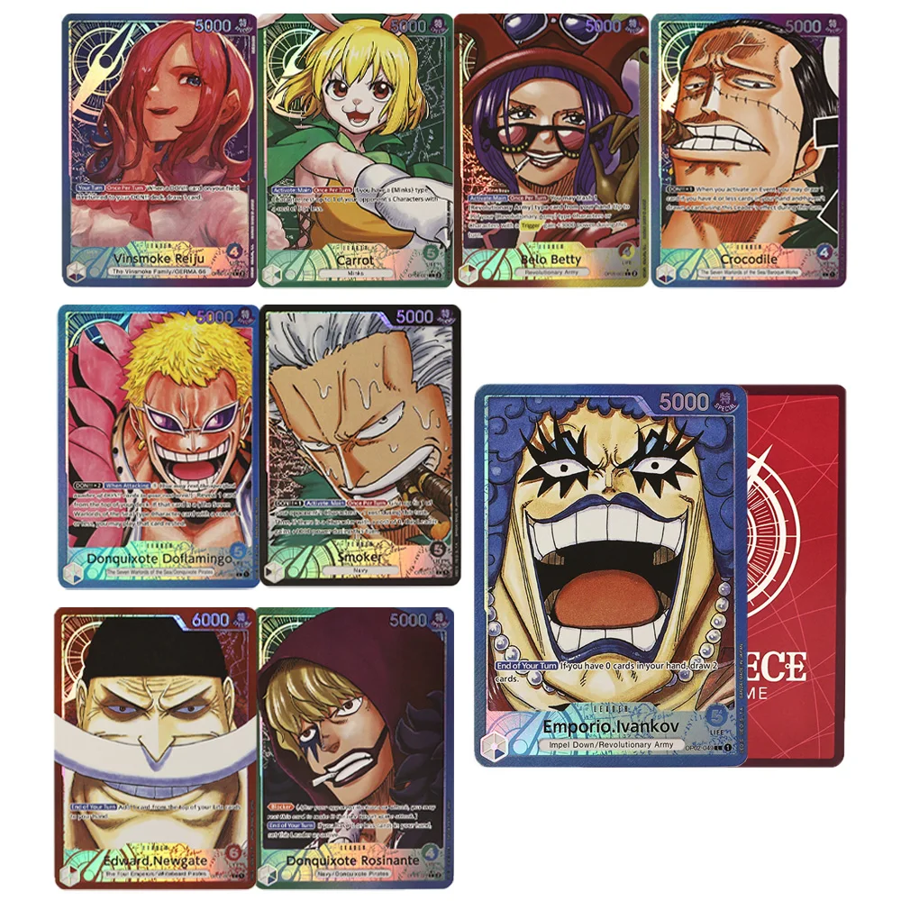 

One Piece OPCG Proxy Cards English Yamato Sanji Smoker Shanks Carrot Uta Monkey D. Dragon Anime Flash Trading Card Collectible