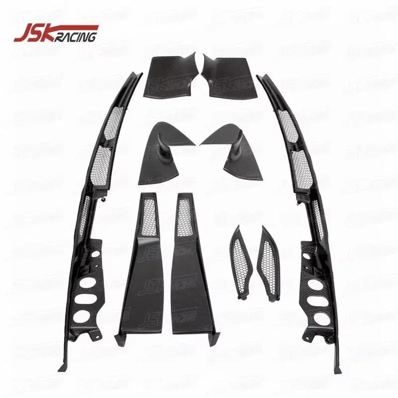 Dry Carbon Fiber Rear Side Vents Air Vent for 2017-2019 Mclaren 720S Matte / Twill Weave