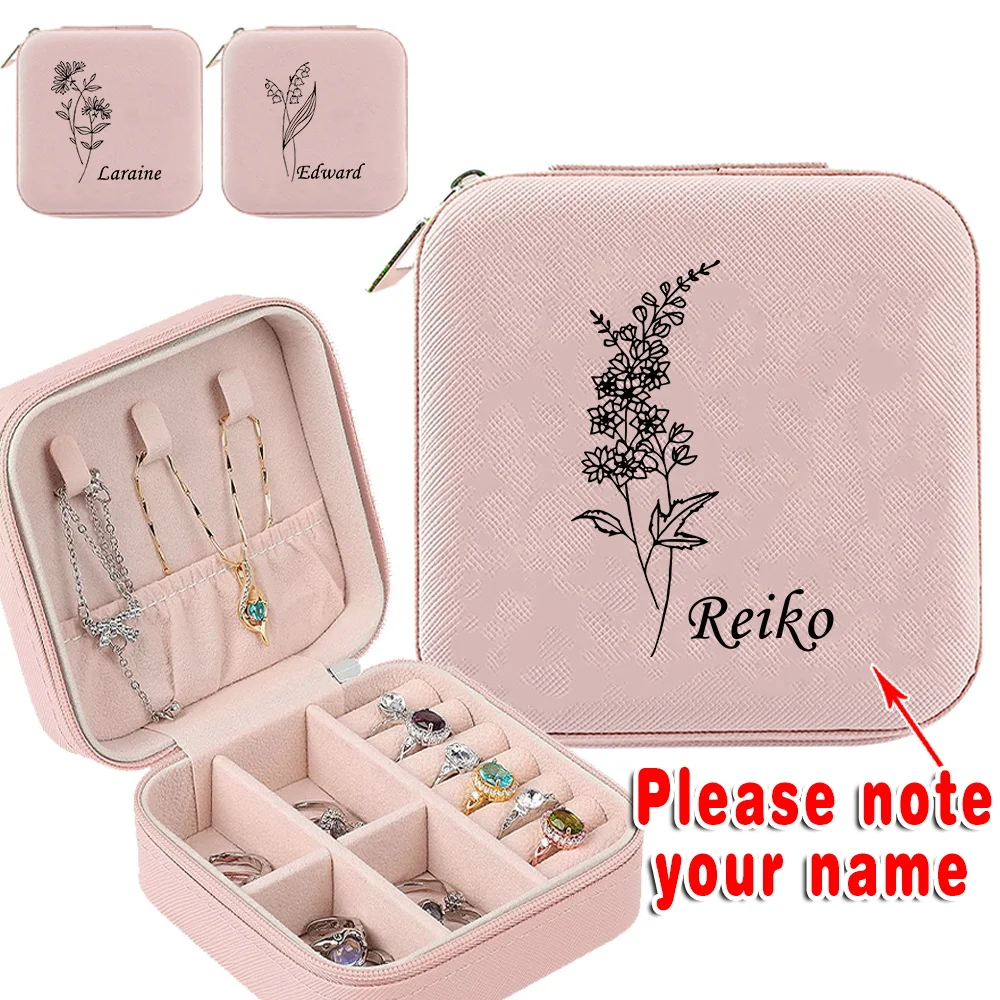 

Jewelry Box Portable Mini Travel Storage Box Jewelry Storage Box