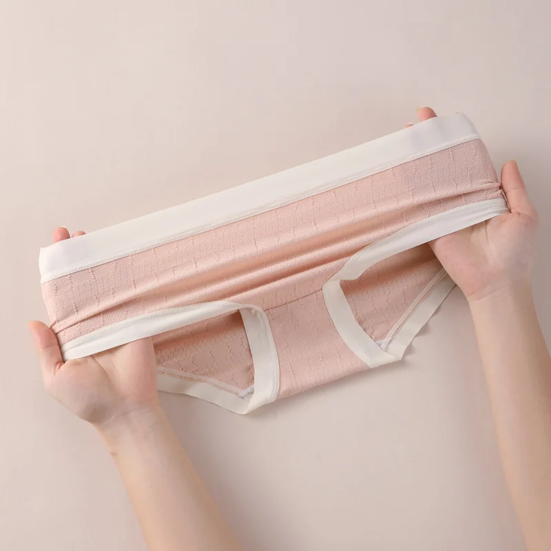 Bragas triangulares deportivas de tiro medio para mujer, ropa interior Sexy, lencería de algodón, levantador de glúteos, sin costuras, 3 piezas