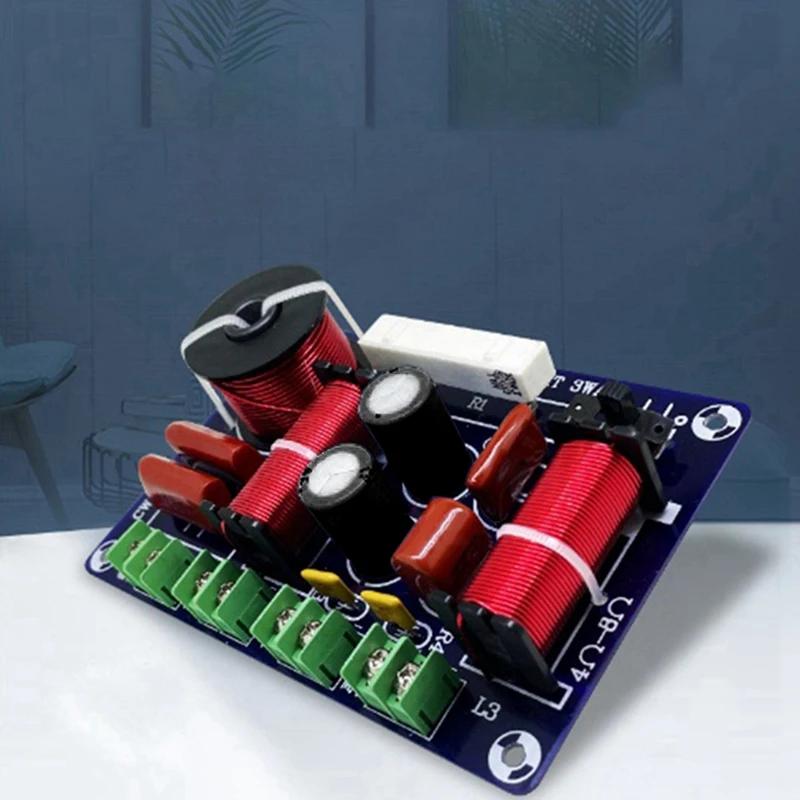 1ชิ้น5500Hz ตัวแบ่งเบสสูงปรับได้ตัวกรอง HIFI 250W