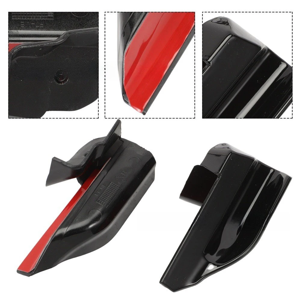 Rear Exterior Door Handle Pair Black ABS For D For Mustang For Mach-E 2021-2024 Left Right Replacement Kit Car Accessories