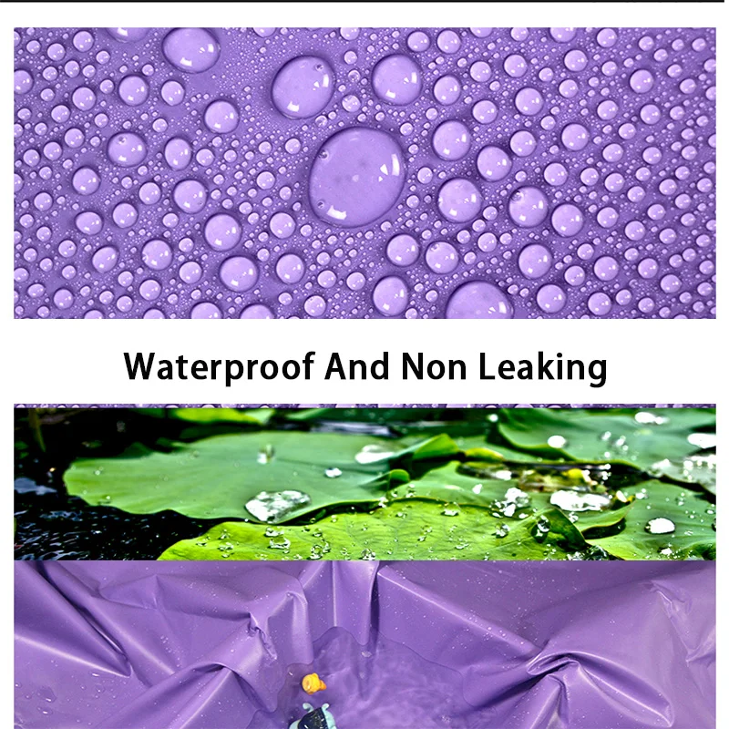 Lotus Leaf Shaped Waterproof  Scratch Resistant Wear-resistant Purple Knife Scratch Cloth Rainproof Cloth Room Exposed Canopy