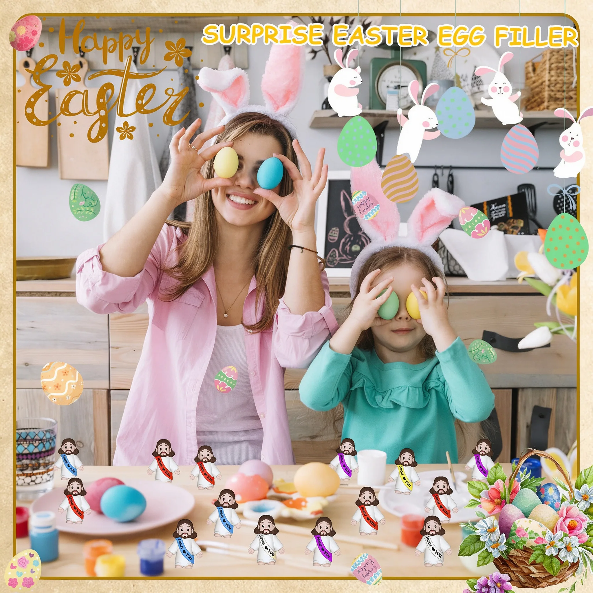 50-300 szt. Małe figurki Jezus – 3D Printing Egg recenzja i cena