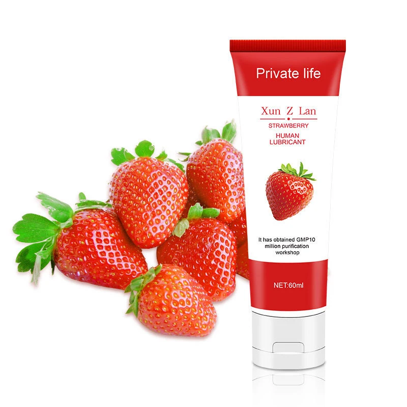 Fruit aroma Edible Lubricant For Anal Vaginal Oral Sex Silicone Viscous Lubricating Oil Adult Sex Product Body Massage Gel