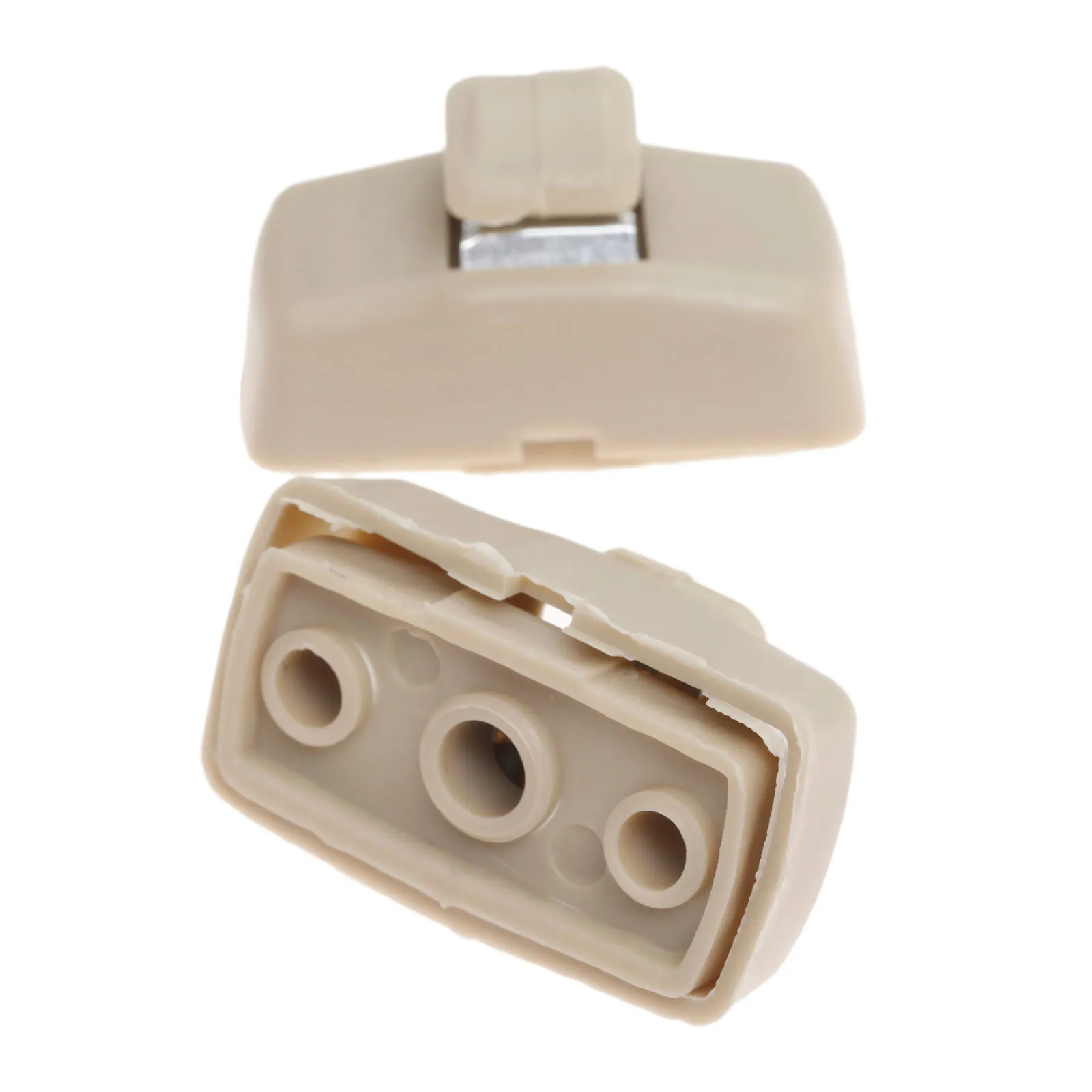 5PCS Sun-shading Board Bracket Hanger Holder Sun Visor Hook Clips 443857562B Fit for Audi A2 A3 A4 B6 A5 Cabriolet Beige
