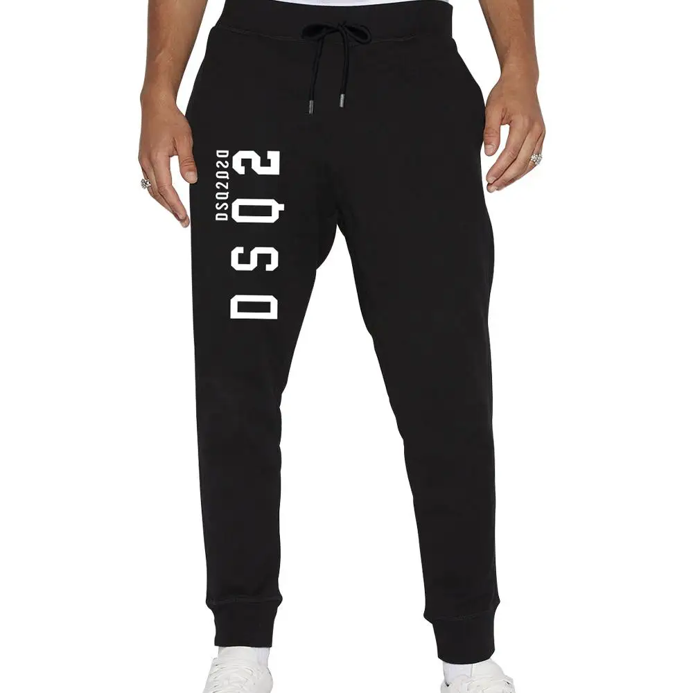 

DSQ2 New Faionable Outdoor Cotton Casual Pants ex Printed Pure Color Leisure Trousers Youth Autumn Season Long Pants