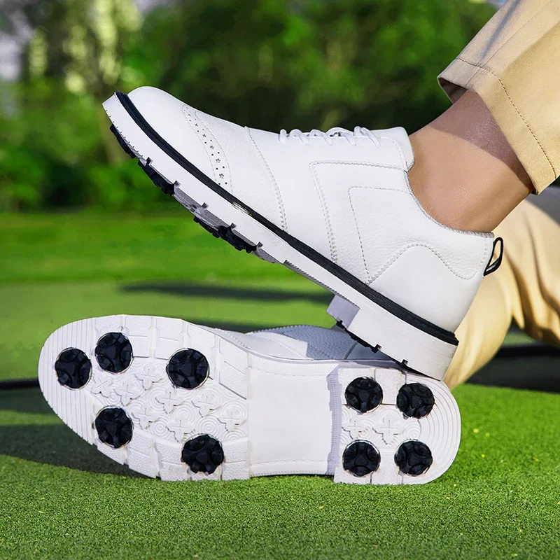 

New Style Men Business Golf Shoes Big Size 39-47 Golfer Footwear Non Slip Golf Training Shoes Outdoor Grass Casual Sneakers