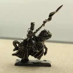 Medieval Terran Knights Legion Toy Model Desk Ornament Table Game Decoration Copper War Horse Spear Soldier Figurines Miniatures