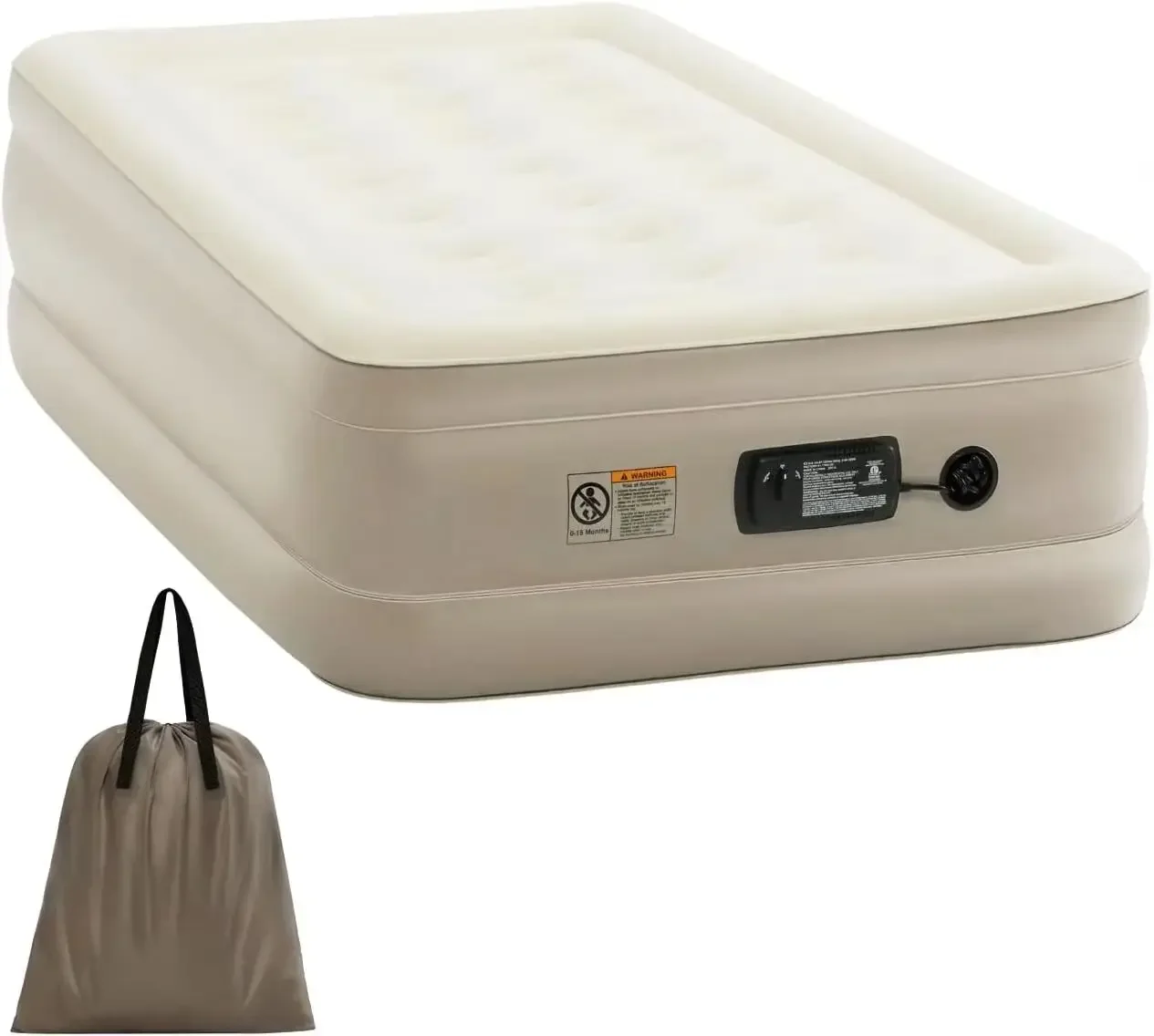 Customizable Large Double Bed Hypoallergenic Convertible Inflatable Automatic Mattress Foldable for Outdoor & Bedroom Use