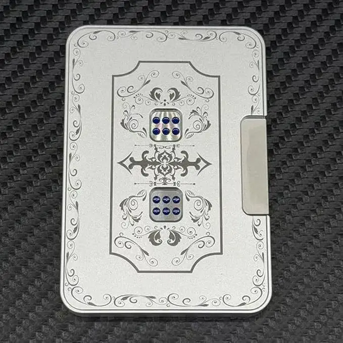 

Креативный механический спиннер для игральных костей Premium Joker Card Dice для DND, настольных игр, карманный набор игральных костей для любителей настольных игр